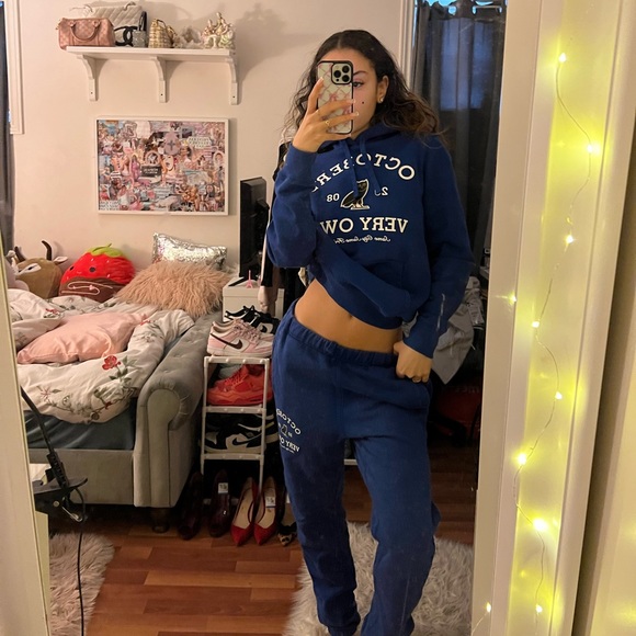 Octobers very own collegiate hoodie and sweatpants OVO Drake tracksuit - Picture 1 of 2